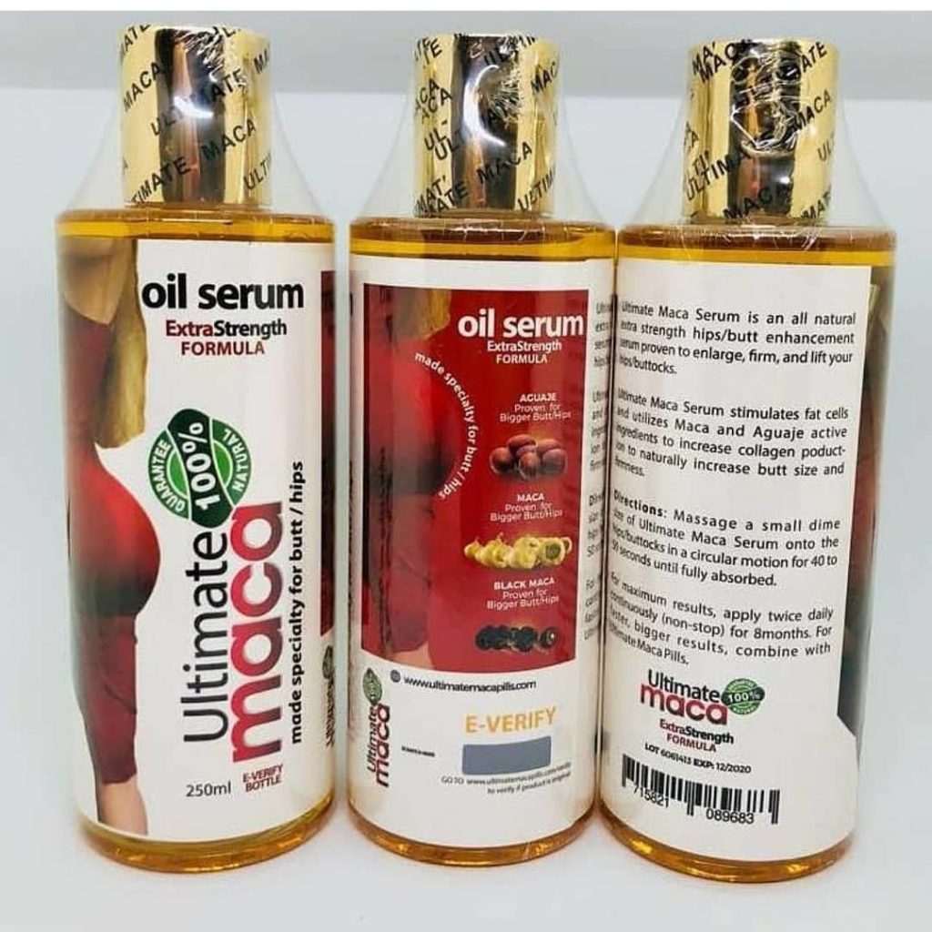 Ultimate Maca Oil hips and bums enlargement products